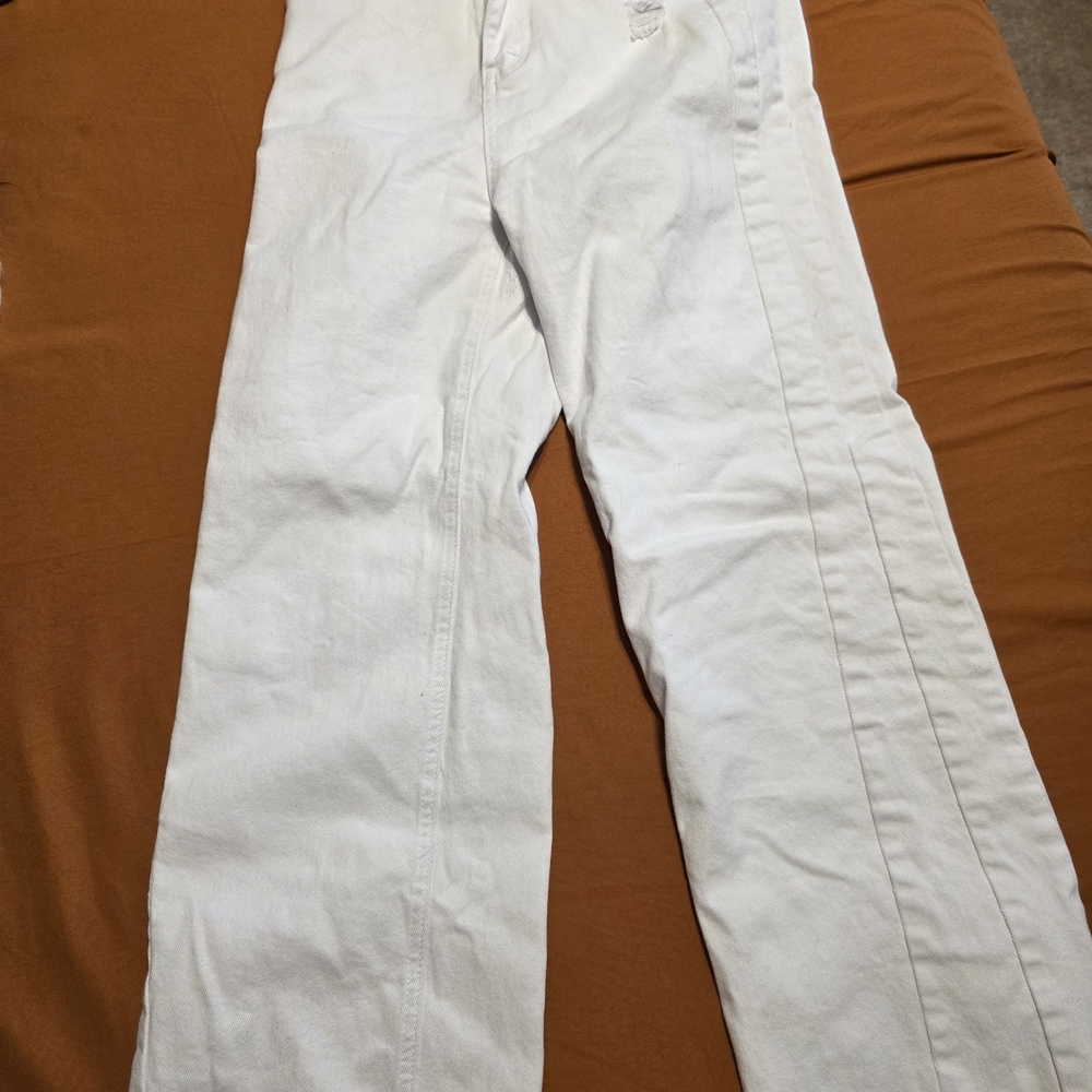 Zara White Jeans